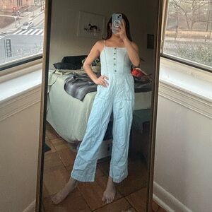 Stylish Light Blue Jumpsuit